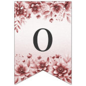 ほこりっぽいバラフローラバンティング国旗 バンティングフラッグ (第2の旗)