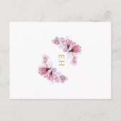 ほこりっぽいバラフローラファーストホーリーコミューン招待状 ポストカード (裏面)