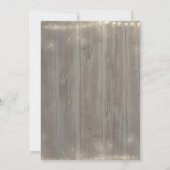 ほこりっぽいバラフローラメイスンジャー素朴卒業 招待状 (裏面)