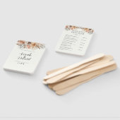 ほこりっぽいバラフローラリース結婚式 プログラム ハンドファン (組立なし)