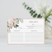 ほこりっぽいバラフローラレシピカード サンキューカード (スタンド正面)