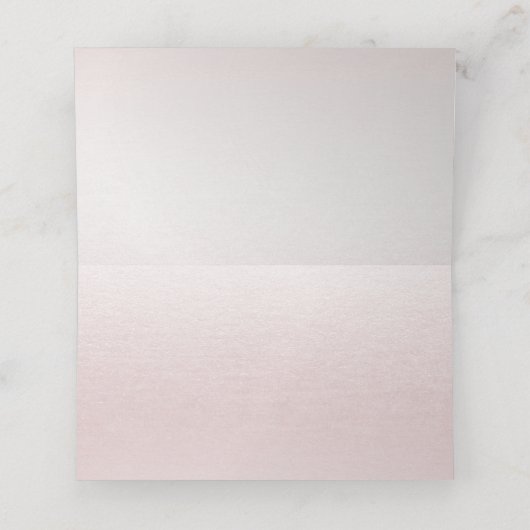 ほこりっぽいバラフローラ座席表 プレイスカード (内部開封)