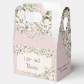 ほこりっぽいバラフローラ水彩 フェイバーボックス (オープン)