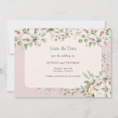 ほこりっぽいバラフローラ結婚水の色 セーブザデート (正面)