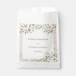 ほこりっぽいバラフローラ結婚水の色 フェイバーバッグ