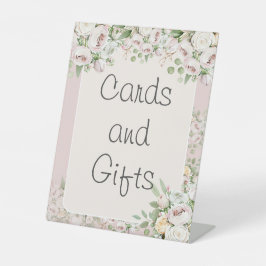 ほこりっぽいバラフローラ結婚水の色 台座サイン