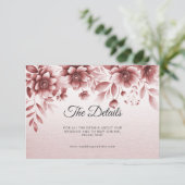 ほこりっぽいバラフローラ詳細エンクロージャカード エンクロージャーカード (スタンド正面)