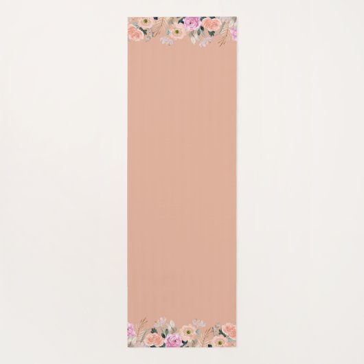 ほこりっぽいバラフローラ モノグラムの ヨガマット (裏面)