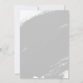 ほこりっぽいバラブライダルシャワーソフトウォーター色 招待状 (裏面)