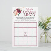 ほこりっぽいバラブルゴーニュバラブライダルシャワービンゴゲーム (スタンド正面)