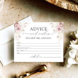 ほこりっぽいバラボホアドバイスとウィッシュズカード