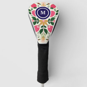 ほこりっぽいバラボホフローラウォーターカラーカスタム ゴルフヘッドカバー