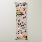 ほこりっぽいバラボホフローラウォーターカラーカスタム ボディピロー (正面縦)