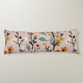 ほこりっぽいバラボホフローラウォーターカラーカスタム ボディピロー (裏面)