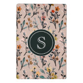 ほこりっぽいバラボホフローラウォーターカラーカスタム ミニクリップボード (裏面)