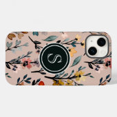 ほこりっぽいバラボホフローラウォーターカラーカスタム Case-Mate iPhoneケース (裏面 (横))