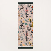 ほこりっぽいバラボホフローラ水の色 ヨガマット (裏面)