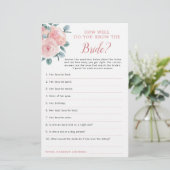 ほこりっぽいバラユーカリフローラブライダルシャワーゲーム (スタンド正面)