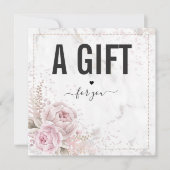 ほこりっぽいバラヴィンテージフローラロゴ美しいサロンメイクアップ (正面)