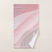 ほこりっぽいバラ抽象芸術名 バスタオルセット (ハンドタオル)