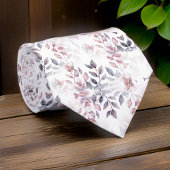 ほこりっぽいバラ木炭グレー水カラー植物性ネクタイ ネクタイ