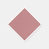 ほこりっぽいバラ無地の色 スタンダードカクテルナプキン (角)