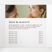 ほこりっぽいバラ瑪瑙3折パンフレット 三つ折りカード (内部中)