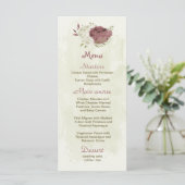 ほこりっぽいバラ白い花結婚植物学 メニュー (スタンド正面)