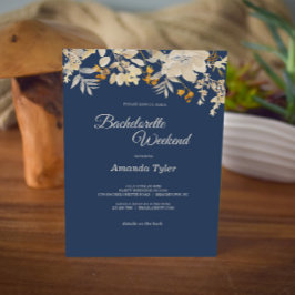 ほこりっぽいバラ秋ボホバチェロレッテウィークエンドインビタ 招待状