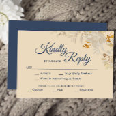 ほこりっぽいバラ秋ボホ結婚の食事の選択RSVP Ca 出欠カード