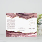 ほこりっぽいバラ紙パンフレット (スタンド正面)