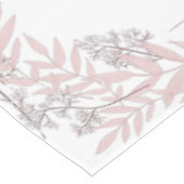 ほこりっぽいバラ結婚ピンクのヴィンテージ植物学 テーブルクロス (アングル)