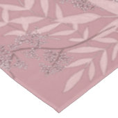 ほこりっぽいバラ結婚ピンクのヴィンテージ植物学 テーブルクロス (アングル)