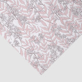 ほこりっぽいバラ結婚ピンクのヴィンテージ植物学 薄葉紙 (詳細)