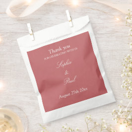 ほこりっぽいバラ結婚ピンクの感謝お願いバッグ フェイバーバッグ