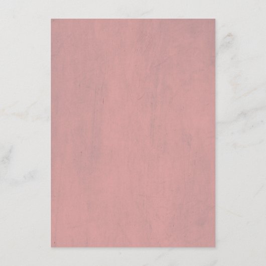 ほこりっぽいバラ結婚フローラの情報 エンクロージャーカード (裏面)