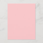 ほこりっぽいバラ結婚フローラの詳細 エンクロージャーカード (裏面)