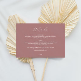 ほこりっぽいバラ結婚書道のエンクロージャカード エンクロージャーカード