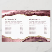 ほこりっぽいバラ重ね2折パンフレット (裏面)