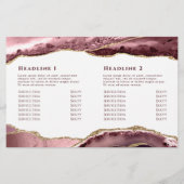 ほこりっぽいバラ重ね2折パンフレット (裏面)