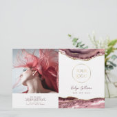 ほこりっぽいバラ重ね2折パンフレット (スタンド正面)