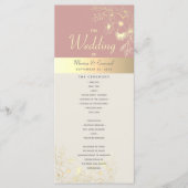 ほこりっぽいバラ金ゴールド結婚フローラ プログラム (正面)