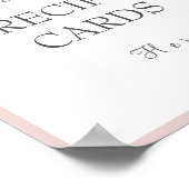 ほこりっぽいバラ離れあなたのレシピカードはこちらポスター ポスター (角)