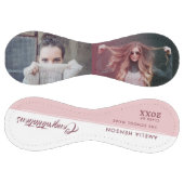 ほこりっぽいピンクおめでとう卒業2写真 ソフトボール (パネル)