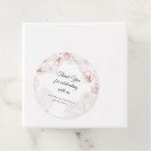 ほこりっぽいピンクのオーキッドの水結婚色の フェイバータグ (インサイチュ)