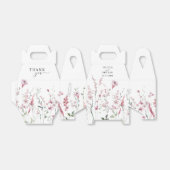 ほこりっぽいピンクのバラエレガントのフローラ結婚の フェイバーボックス (折り畳みなし)