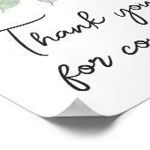 ほこりっぽいピンクのバラ女の子よ来う ポスター (角)