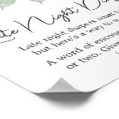 ほこりっぽいピンクのバラ少女の深夜おむつ ポスター (角)