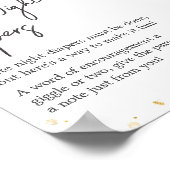 ほこりっぽいピンクのフローラ緑の深夜おむつ ポスター (角)