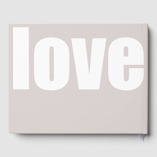 ほこりっぽいピンクのミニマル結婚リスト写真のゲストブック ゲストブック (裏面)